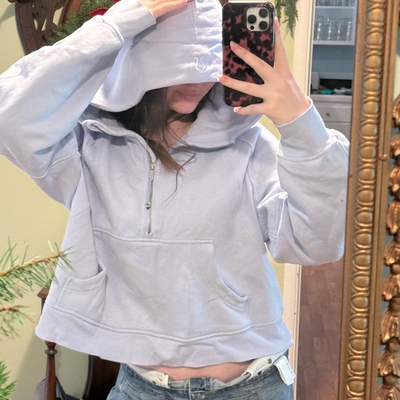 Lululemon OS Scuba Half Zip Light Blue XL/XXL - Picture 2 of 7